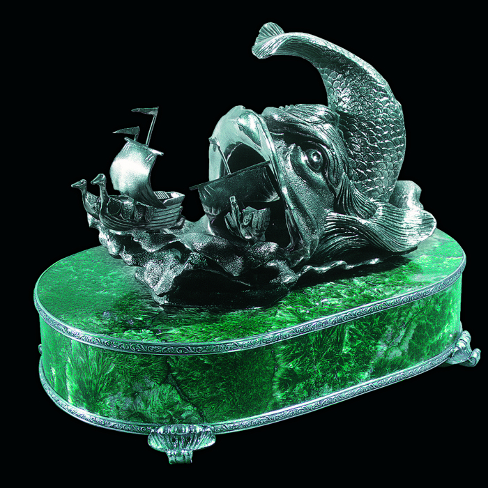 Sculpture "Mythical fish"